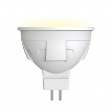 Лампа светодиодная Uniel GU5.3 6W 3000K матовая LED-JCDR 6W/WW/GU5.3/FR PLP01WH UL-00002424