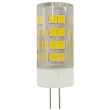 Лампа светодиодная ЭРА G4 5W 4000K прозрачная LED JC-5W-220V-CER-840-G4 Б0027858