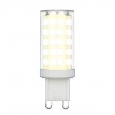 Лампа светодиодная Uniel G9 9W 4000K прозрачная LED-JCD-9W/4000K/G9/CL GLZ09TR UL-00006489