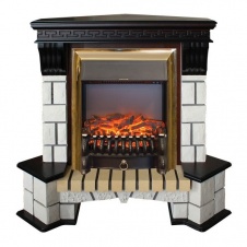  RealFlame Stone Coner AO   Fobos Lux Brass